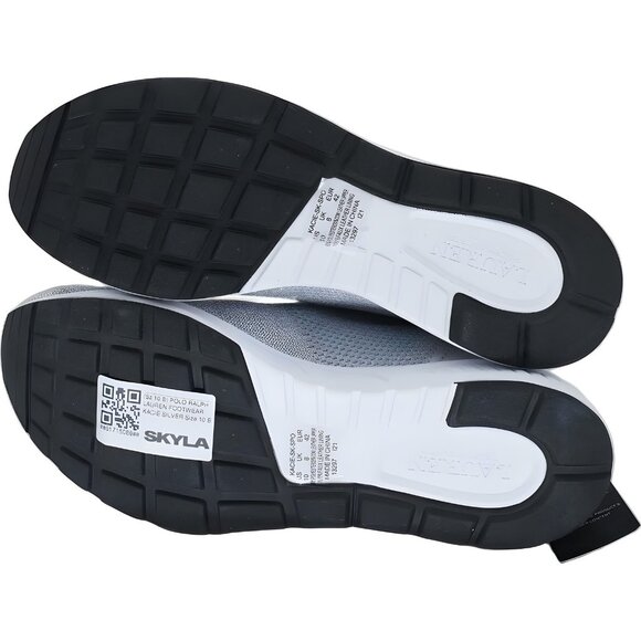 Polo Ralph Lauren Kacie Slip-On Sneakers Silver Women's US 10M - Picture 6 of 6